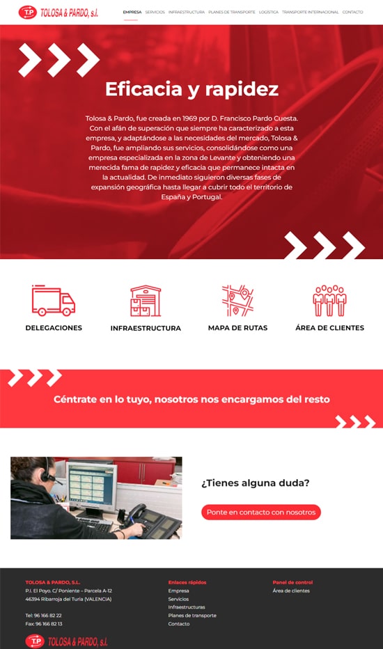 Web Tolosa y Pardo