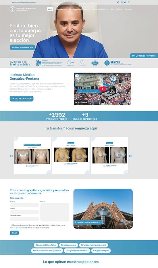 Desarrollo Web Corporativa Gonzalez Fontana